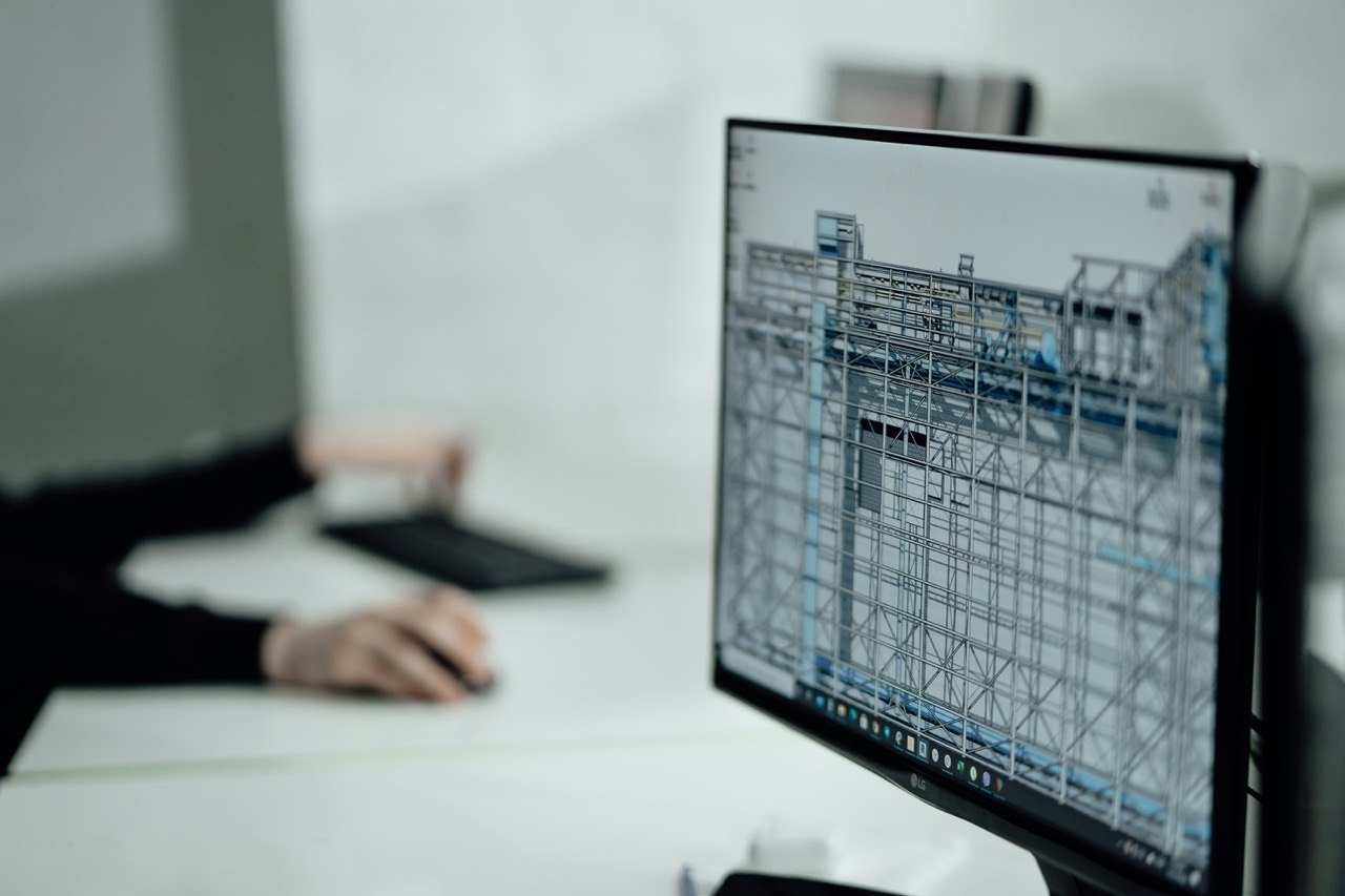 Modelo BIM de sistemas especiales en pantalla